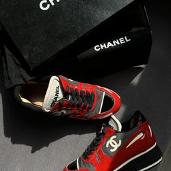 Chanel Spring 1997 Logo Platform Sneakers