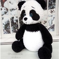 Amigurumi crochet pattern - Crochet panda pattern - Panda Bear crochet pattern - English PDF pattern