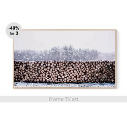 Frame TV Art Digital Download 4K, Frame TV art landscape, Frame Tv Art winter snow, Frame TV art farmhouse | 199