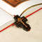 Hand painted cross pendant