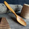Handmade wooden spoon from apple wood with decorated handle - 04