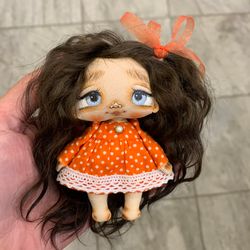 Miniature doll rag doll hand doll collection doll little doll mom gift
