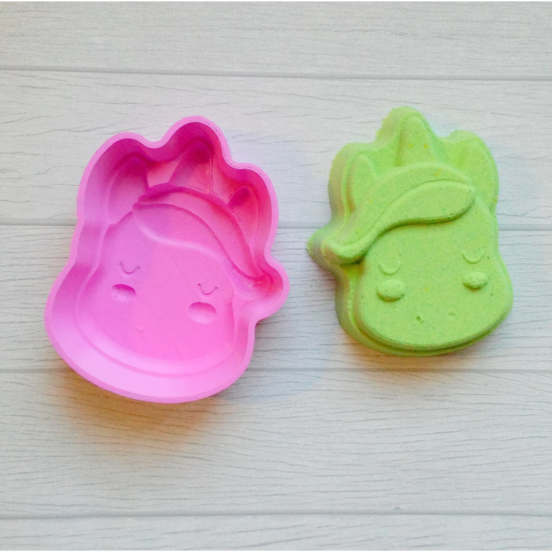 Unicorn Bath Bomb Mold 3D model