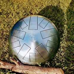 steel tongue drum, 12 inches.10 notes