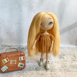 Interior doll girl birthday gift American doll
