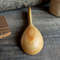 Handmade wooden coffee scoop with decorated handle - 05