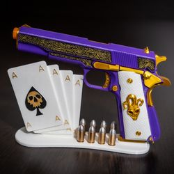 Joker colt Cosplay Gun Prop | Movie Accurate | Prop replica | 3d Printed Gun blaster pistol