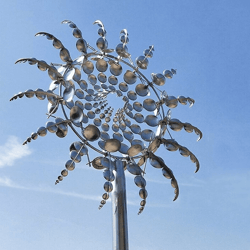Metal Windmill For Outdoor Decor