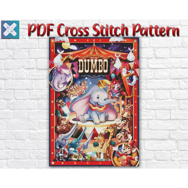 Disney Cross Stitch Pattern Dumbo Cross Stitch Pattern E Inspire disney-cross-stitch-pattern-dumbo-cross-stitch-pattern-e-inspire
