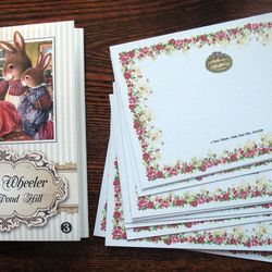 A set of postcards by Susan Wheeler-3. Susan Wheeler, rabbits.