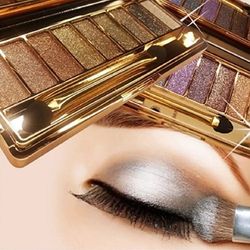 9 Colors Glitter Eyeshadow Eye Shadow Palette Makeup Cosmetic Brush Set Shimmer Eyeshadow
