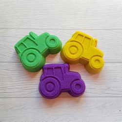 TRACTOR BATH BOMB MOLD STL file for 3D Printing