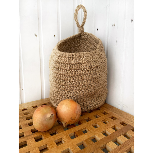 jute storage basket-onion basket