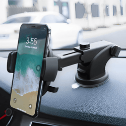 universal phone retractable car dashboard holder mount