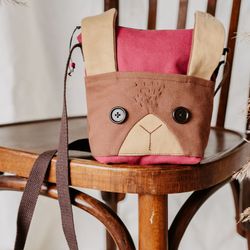 bunny crossbody bag gift for her, for girl, for mom and daughter shipping from usa