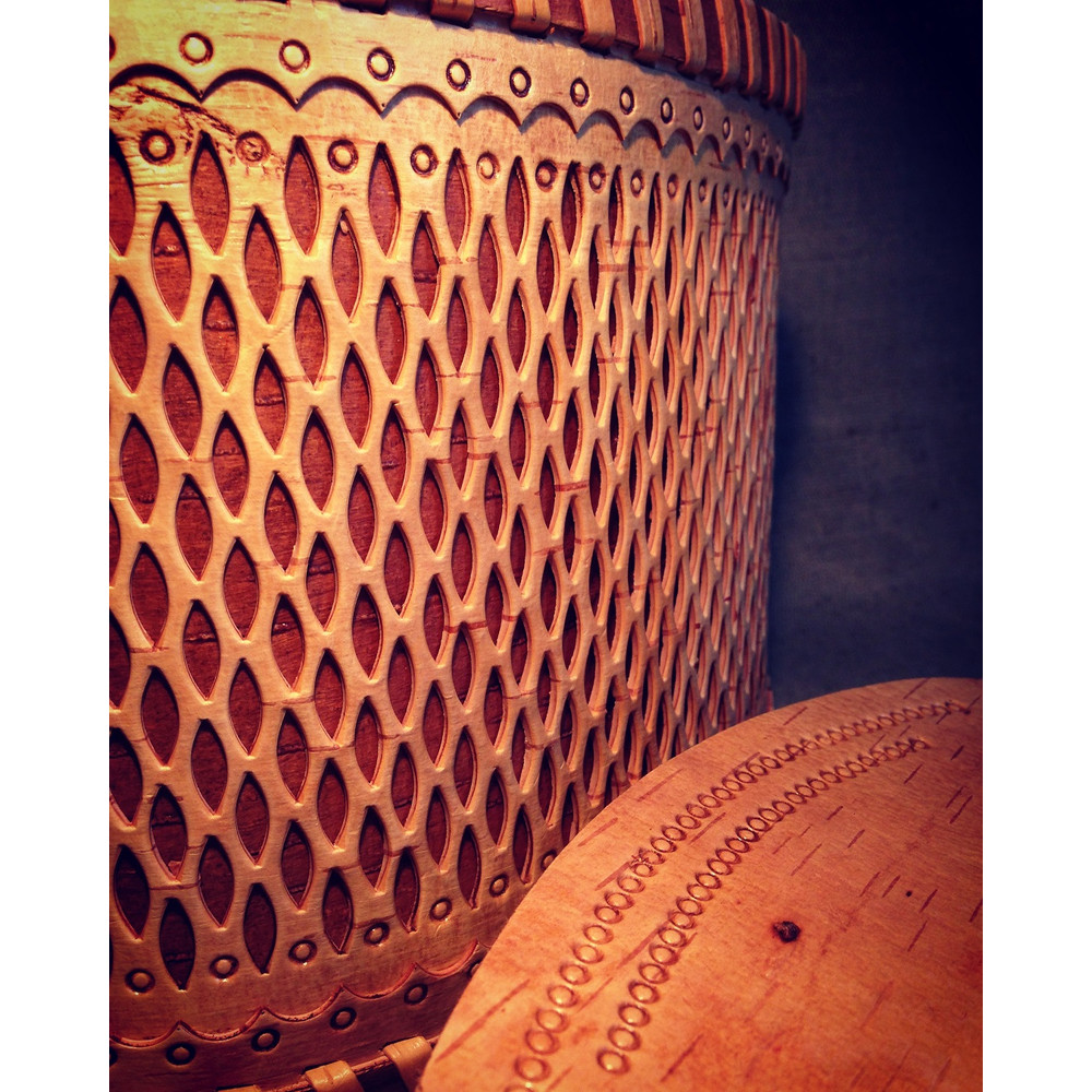 birch bark canister