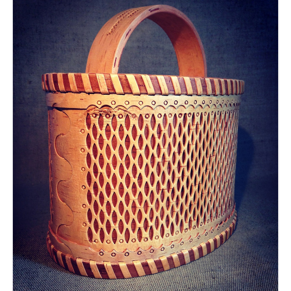 Birch bark basket