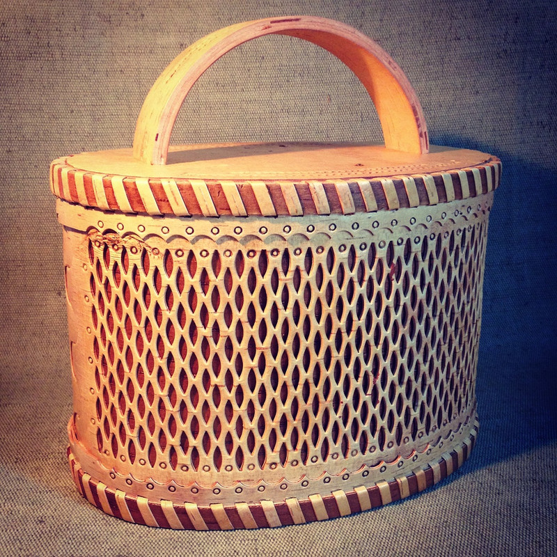 Birch bark box