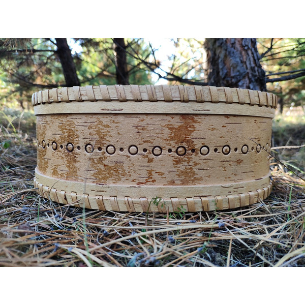 Birch bark basket-1