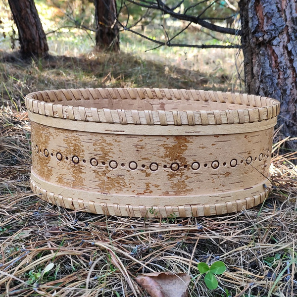 Birch bark basket-3
