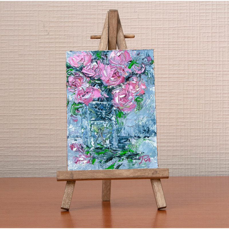 roses-miniature-miniart-flowers-green-purple-dark-blue-Modern-paintings-Fine-Art-Paintings-vivid-picture-Realism-and-abstraction-oil-painting-impressionism-IMG_