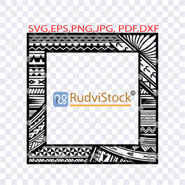 Polynesian Svg, Tattoo Tribal Frame Design | Inspire Uplift