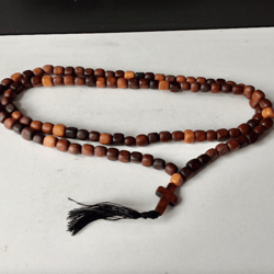 Oak Wood Orthodox rosary with 100 knots, long 39"