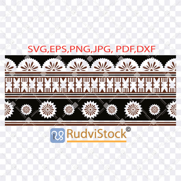 Fiji Pattern Border Fiji Tribal Svg, Fijian Tribal Decor Border Svg, Fijian Dig - Inspire ...