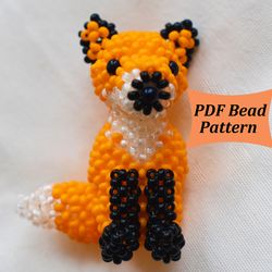 Beading tutorials and patterns, bead patterns bead animals, beading patterns, beading tutorials, beaded fox animal