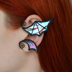 gothic bat ear cuff no piercing