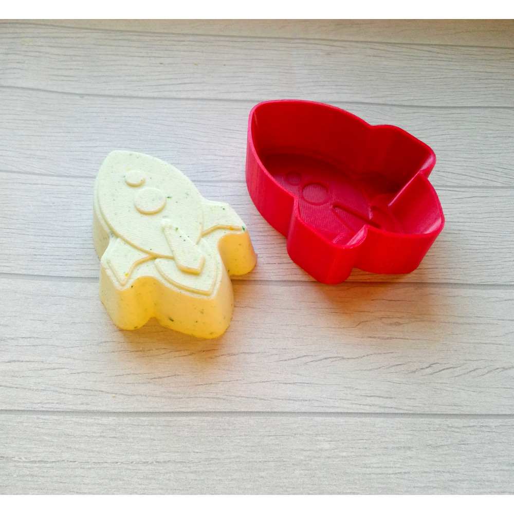 Rocket Bath Bomb Mold 3D model
