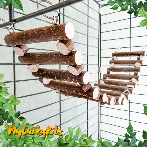 Wooden Rat/Chinchilla ladders. Rat Cage Accessories. Hazel E - Inspire ...