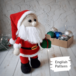 Crochet Pattern Santa Claus Diy crochet Santa Claus