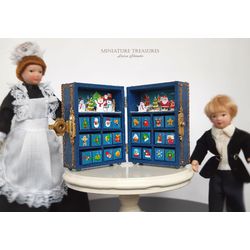 Advent calendar 4. Dollhouse miniature. Scale 1:12.