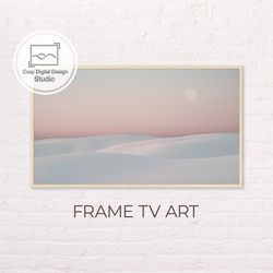 Samsung Frame TV Art | Abstract Pastel Desert Landscape for The Frame Tv | Digital Art Frame Tv