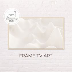samsung frame tv art | 4k white abstract art for the frame tv | digital art frame tv | samsung art frame
