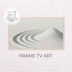 Samsung Frame TV Art | 4k Abstract Beige Sand Art for The Frame TV | Wave Digital Art Frame Tv