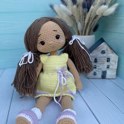 Ksyusha doll, amigurumi crochet doll