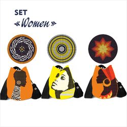 Wayuu mochila bag patterns / Set Women