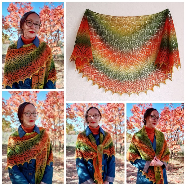 Wedding Shawl Knitting Pattern Knit Lace Wrap for Bride | Inspire Uplift