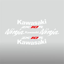 Graphic vinyl decals for Kawasaki ZX-10R motorcycle 2008-2009 bike stickers handmade