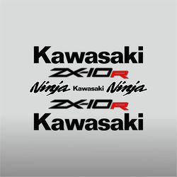 Graphic vinyl decals for Kawasaki ZX-10R motorcycle 2012-2013 bike stickers handmade