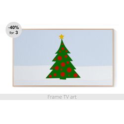 Samsung Frame TV art Digital Download 4K, Frame TV Art Christmas tree, Frame TV art New Year, Frame Tv art Holiday | 265