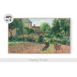 Frame TV Art download 4K, Frame TV Art Pissarro painting landscape, Frame TV art vintage, Frame TV classic art | 312