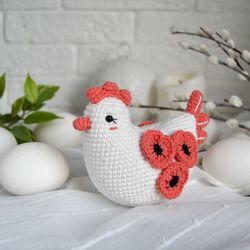 DIY PDF crochet amigurumi pattern Easter Chickens