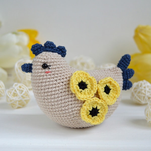 DIY PDF crochet amigurumi pattern Easter Chickens - Inspire Uplift