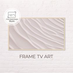 Samsung Frame TV Art | Abstract Pastel Pink Sand Art for The Frame Tv | Digital Art Frame Tv | Instant Digital Download