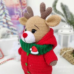 Amigurumi deer pattern - Crochet Deer pattern - English PDF pattern - Amigurumi Reindeer pattern