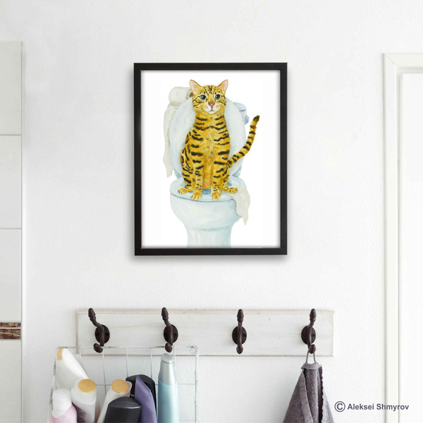 Bengal Cat Print Cat Decor Cat Art Home Wall-40.jpg