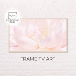 Samsung Frame TV Art | 4k Spring Pink Macro Flower Art For The Frame TV | Digital Art Frame Tv | Floral Paintings